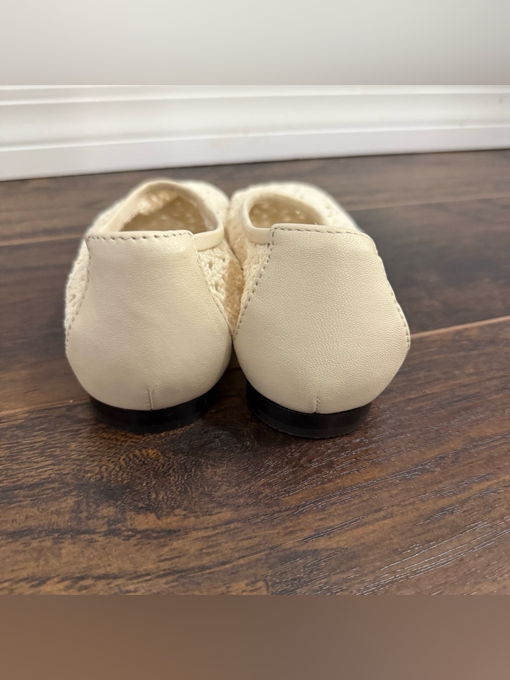 Madewell Mylie Ballet Flat New Without Box Size 6 Crochet Cream $148 - Picture 4 of 10